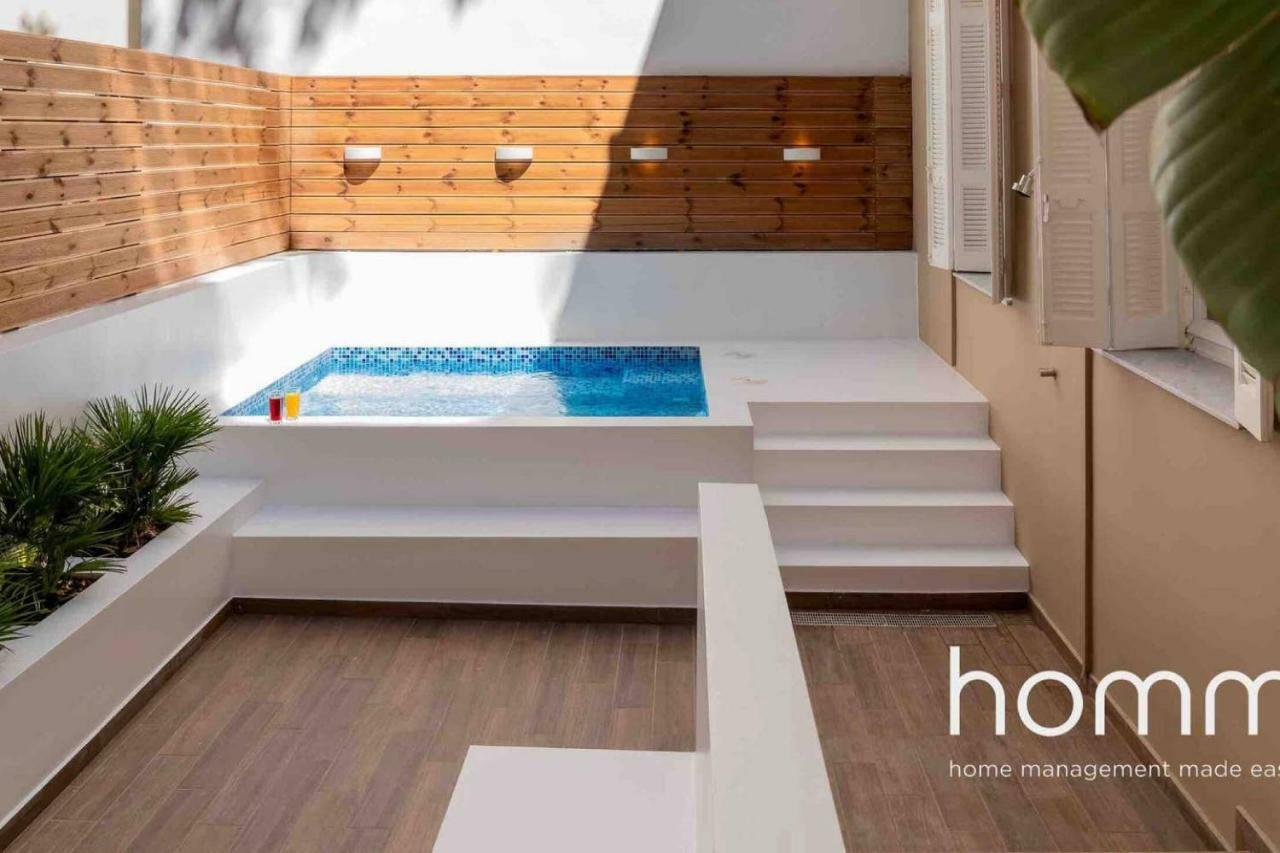 Nemeseos Ground Floor Homm Apartment With Roof Garden And Wading Pool Атина Екстериор снимка