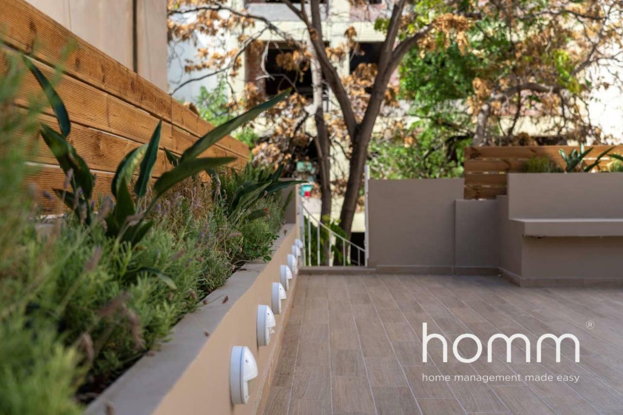 Nemeseos Ground Floor Homm Apartment With Roof Garden And Wading Pool Атина Екстериор снимка