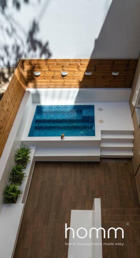 Nemeseos Ground Floor Homm Apartment With Roof Garden And Wading Pool Атина Екстериор снимка